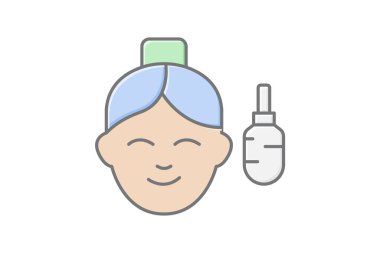 Face Serum, vektör, piksel mükemmel, illüstratör dosyası