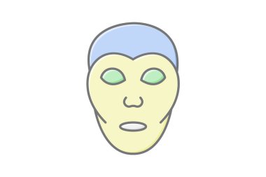 Kil Maske, vektör, piksel mükemmel, illüstratör dosyası