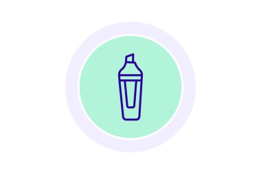 Vurgulayıcı, vektör, piksel mükemmel, illüstratör dosyası