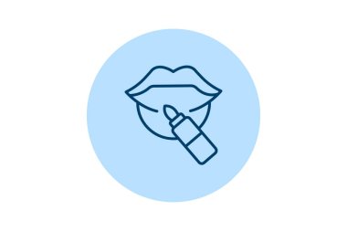 Dudak boyası, vektör, piksel mükemmel, illüstratör dosyası