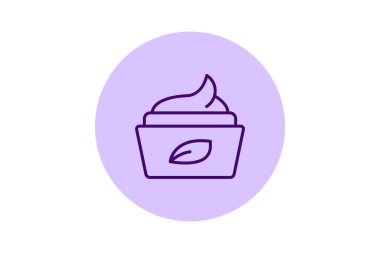 Yüz kremi, vektör, piksel mükemmel, illüstratör dosyası