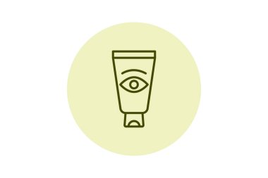 Göz kremi, vektör, piksel mükemmel, illüstratör dosyası