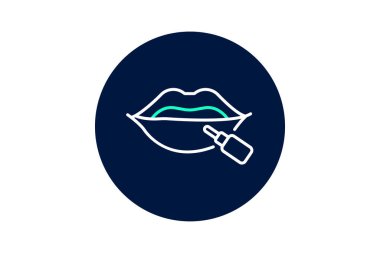 Lip Plumper, vektör, piksel mükemmel, illüstratör dosyası