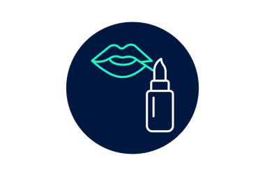 Dudak lekesi, vektör, piksel mükemmel, illüstratör dosyası