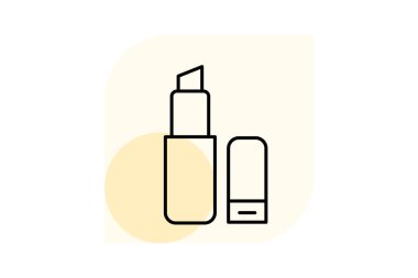 Dudak kremi, vektör, piksel mükemmel, illüstratör dosyası