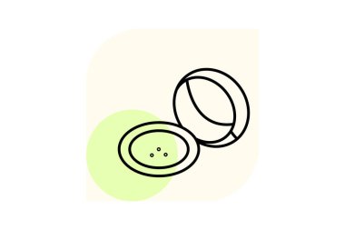 Pudra kırmızısı, vektör, piksel mükemmel, illüstratör dosyası