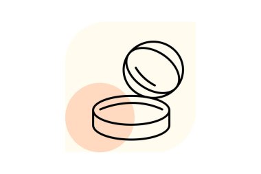 Şeffaf Toz, vektör, piksel mükemmel, illüstratör dosyası