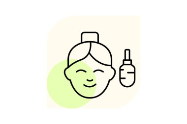Face Serum, vektör, piksel mükemmel, illüstratör dosyası