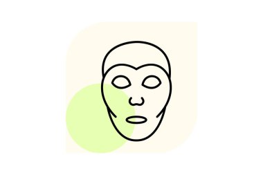 Kil Maske, vektör, piksel mükemmel, illüstratör dosyası