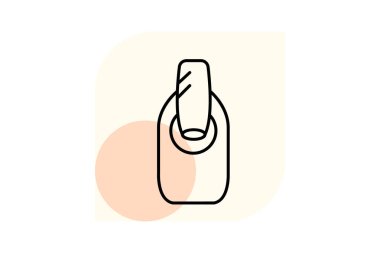 Çivi jeli, vektör, piksel mükemmel, illüstratör dosyası