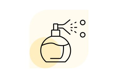 Parfüm, vektör, piksel mükemmel, çizer dosyası