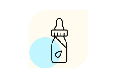 Damlatıcı Şişe, vektör, piksel mükemmel, illüstratör dosyası