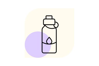 Seyahat şişesi, vektör, piksel mükemmel, illüstratör dosyası