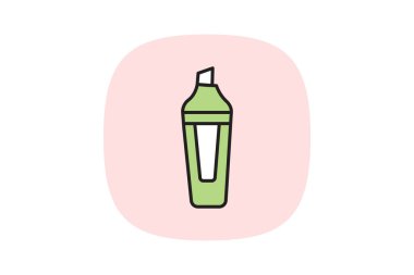 Vurgulayıcı, vektör, piksel mükemmel, illüstratör dosyası