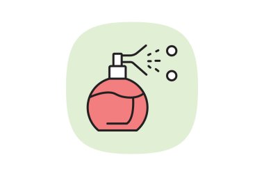 Parfüm, vektör, piksel mükemmel, çizer dosyası