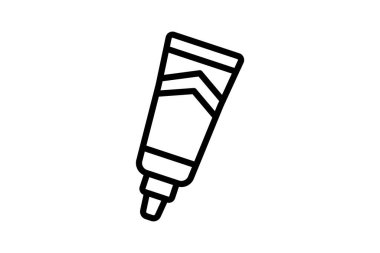 Boya tüpü, vektör, piksel mükemmel, illüstratör dosyası