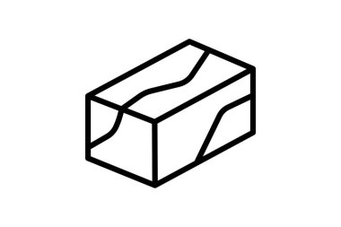 Mermer blok, vektör, piksel mükemmel, illüstratör dosyası