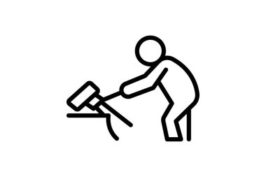 Taş Kesici, vektör, piksel mükemmel, illüstratör dosyası