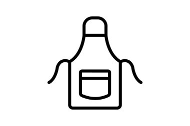 Önlük, vektör, piksel mükemmel, illüstratör dosyası