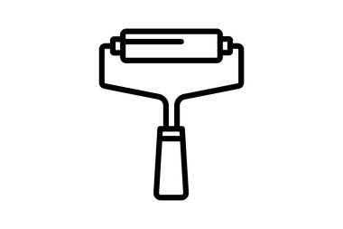 Mürekkep silindiri, vektör, piksel mükemmel, illüstratör dosyası