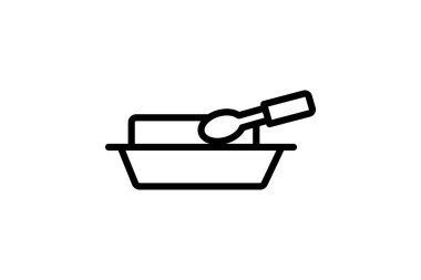 Karıştırma Tepsisi, vektör, piksel mükemmel, illüstratör dosyası