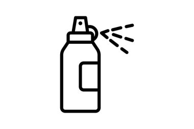 Sabitleyici sprey, vektör, piksel mükemmel, illüstratör dosyası
