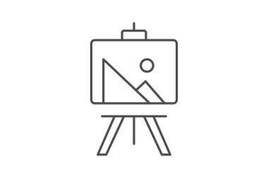 Tablo, vektör, piksel mükemmel, illüstratör dosyası