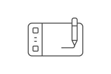 Çizim pedi, vektör, piksel mükemmel, illüstratör dosyası