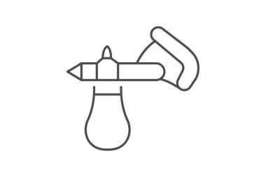 Heykel Aracı, vektör, piksel mükemmel, illüstratör dosyası