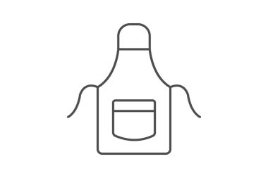 Önlük, vektör, piksel mükemmel, illüstratör dosyası