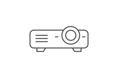 Projektör, vektör, piksel mükemmel, çizer dosyası