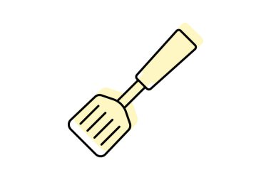 Spatula, vektör, piksel mükemmel, illüstratör dosyası