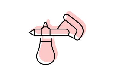 Heykel Aracı, vektör, piksel mükemmel, illüstratör dosyası