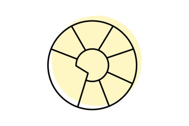 Renk Çarkı, vektör, piksel mükemmel, illüstratör dosyası