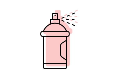 Sprey kutusu, vektör, piksel mükemmel, illüstratör dosyası