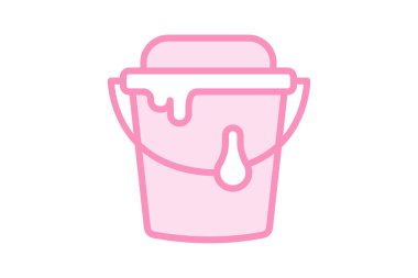 Boya Kovası, vektör, piksel mükemmel, illüstratör dosyası