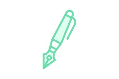 Dip kalem, vektör, piksel mükemmel, çizer dosyası