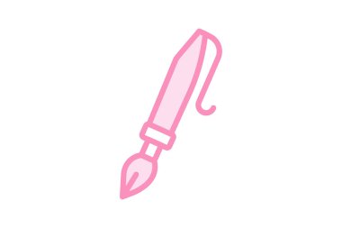 Kaligrafi kalem, vektör, piksel mükemmel, illüstratör dosyası