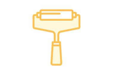 Mürekkep silindiri, vektör, piksel mükemmel, illüstratör dosyası