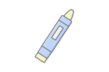 Boya kalemi, vektör, piksel mükemmel, illüstratör dosyası