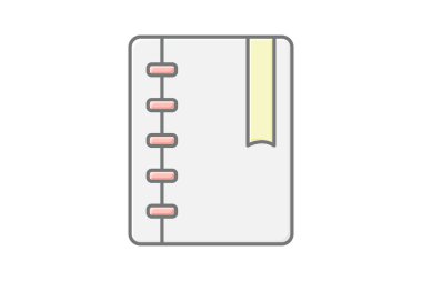 Çizim defteri, vektör, piksel mükemmel, illüstratör dosyası