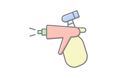 Hava fırçası, vektör, piksel mükemmel, illüstratör dosyası