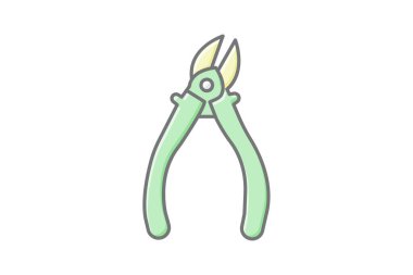 Kablo kesici, vektör, piksel mükemmel, illüstratör dosyası