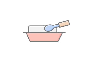 Karıştırma Tepsisi, vektör, piksel mükemmel, illüstratör dosyası