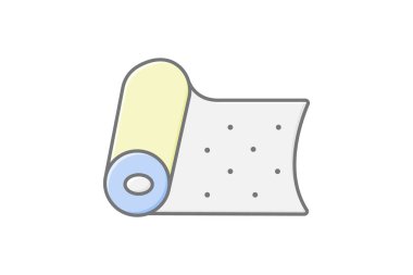 Linoleum Sayfası, vektör, piksel mükemmel, illüstratör dosyası