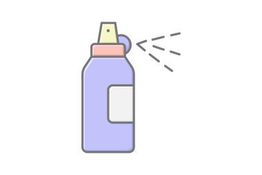 Sabitleyici sprey, vektör, piksel mükemmel, illüstratör dosyası