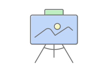 Sanat Portföyü, vektör, piksel mükemmel, illüstratör dosyası