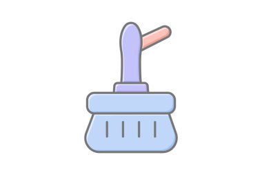 Fırça Temizleyici, vektör, piksel mükemmel, illüstratör dosyası