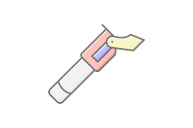 Cam kesici, vektör, piksel mükemmel, illüstratör dosyası