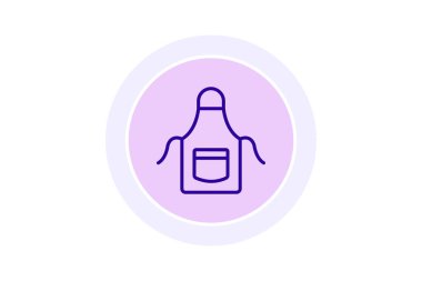 Önlük, vektör, piksel mükemmel, illüstratör dosyası